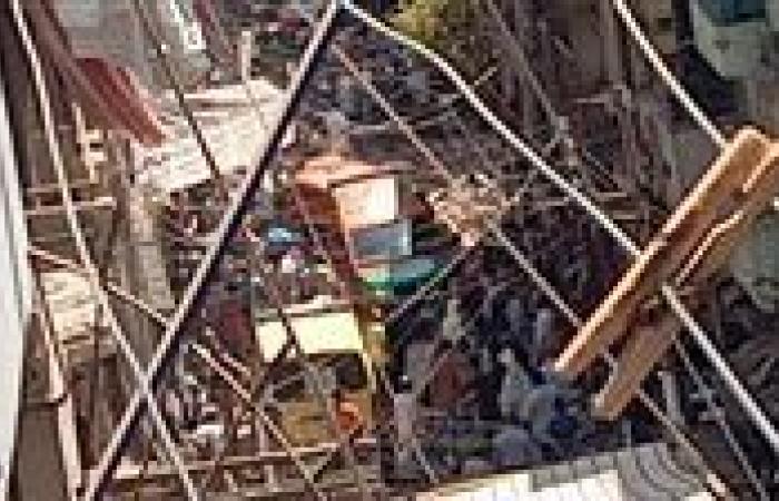انهيار منزل مكون من 4 طوابق بالزقازيق واستنفار الأجهزة الأمنية