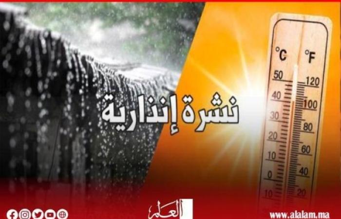 موجة حر مع "الشركي" وزخات رعدية مصحوبة بالبرد من الاثنين إلى الأربعاء