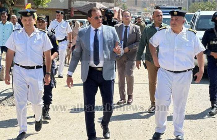 مدير أمن الفيوم يقود حملة موسعة لإزالة الإشغالات والتعديات بالحواتم وضبط المخالفين
