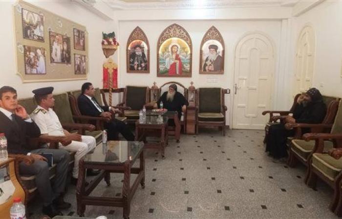 مدير أمن سوهاج يتفقد احتفالات “دير العذراء” بجبل إخميم
