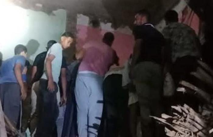 مصرع 3 وإصابة 4 من أسرة واحدة في انهيار منزل بطهطا “تفاصيل”