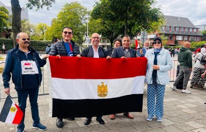الجالية المصرية بهولندا تنظم وقفة أمام السفارة للتصدي لتجاوزات الإخوان وحماية البعثة الدبلوماسية
