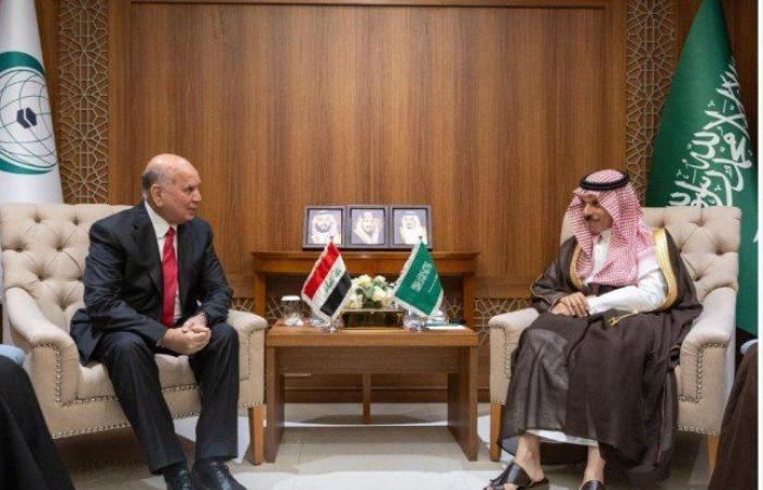وزير الخارجية السعودي يلتقي نظيره العراقي