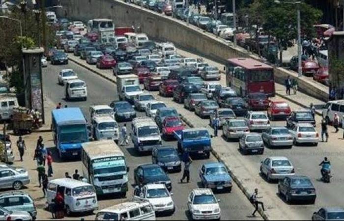 المرور اليوم.. كثافات مرورية بشوارع ومحاور القاهرة والجيزة
