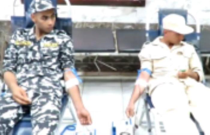 حملة للتبرع بالدم بمديرية أمن جنوب سيناء