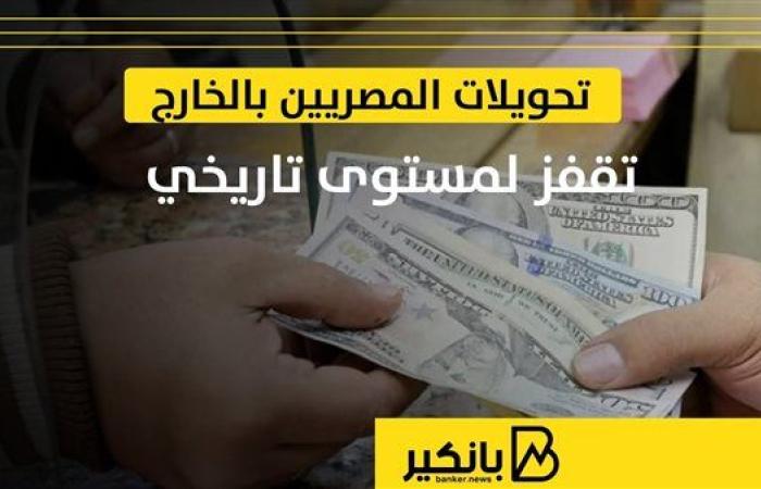 تحويلات المصريين بالخارج تقفز لمستوى تاريخي | إنفوجراف