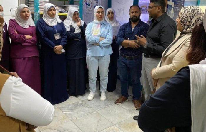 مدير صحة البحر الأحمر يشارك في تدريب عملي على السلامة المهنية بمستشفى الغردقة