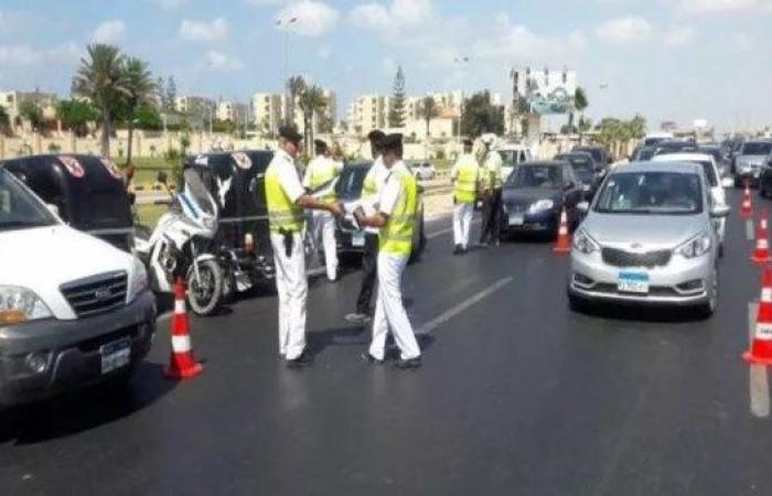 تحرير 111 ألف مخالفة مرورية و153 حالة تعاطى مخدرات بين السائقين