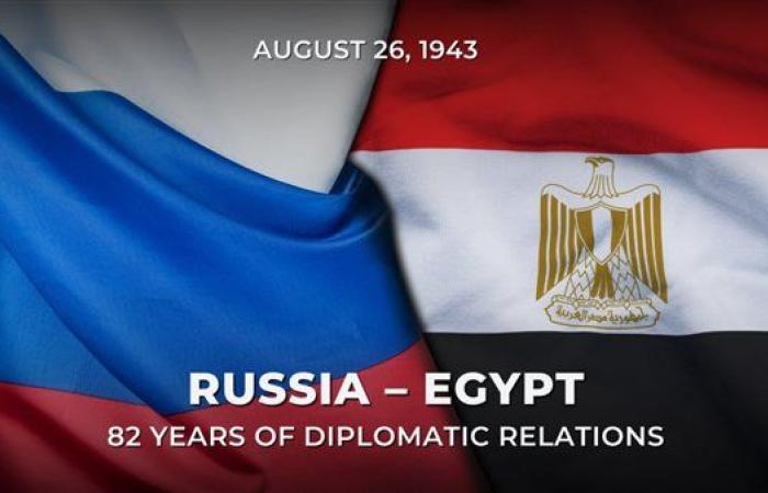 مصر وروسيا تحتفلان بمرور 82 عامًا على العلاقات الدبلوماسية.. تعاون استراتيجي ومشروعات كبرى تعزز الشراكة