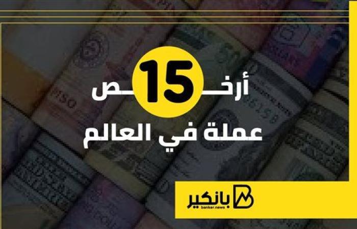 أرخص 15 عملة في العالم | إنفوجراف