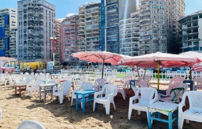 فتح شواطئ الإسكندرية مع رفع الراية الحمراء وحظر نزول البحر