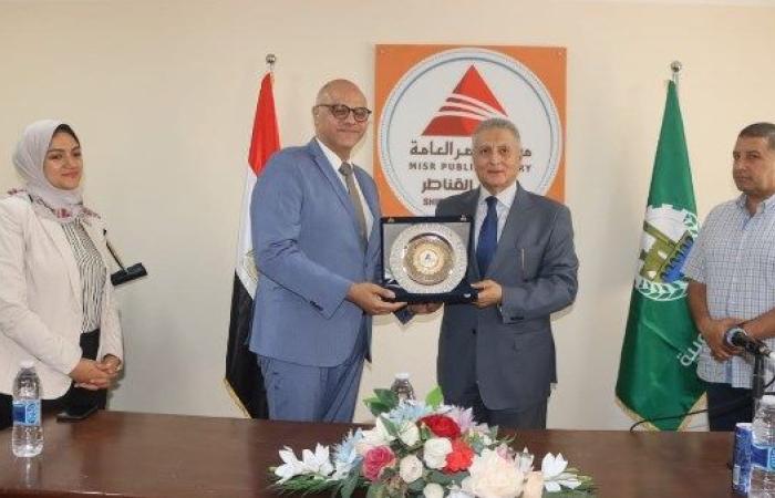 محافظ القليوبية والسفير رضا الطايفي يفتتحان مكتبة مصر العامة بشبين القناطر احتفالا بالعيد القومي الـ157 للمحافظة