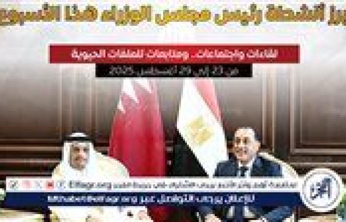 استثمارات كبرى وخارطة إعلامية جديدة.. حصاد أنشطة رئيس الوزراء هذا الأسبوع