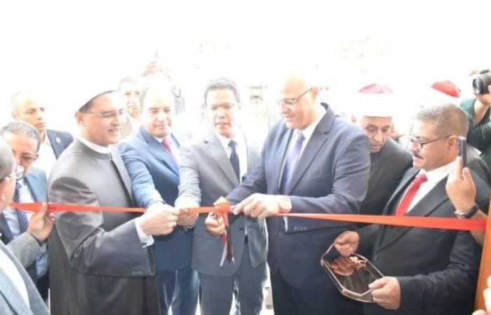 محافظ القليوبية ورئيس جامعة بنها  ومدير الأمن يفتتحون مسجد الحبيب المصطفى بالحرم الجامعي بكفر سعد