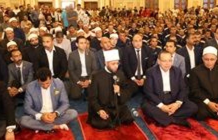 وزيرا الأوقاف والشباب والرياضة يؤدون صلاة الجمعة بمسجد العلي العظيم بألماظة