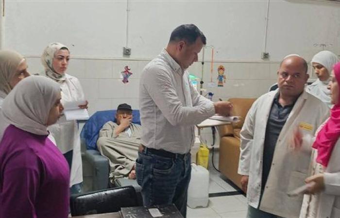 جولة ميدانية لمتابعة الخدمات الصحية بمستشفى السادات وتذليل العقبات أمام مرضى الكُلى