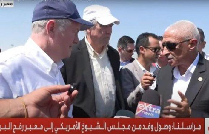 محافظ شمال سيناء لوفد الشيوخ الأمريكي: الأغذية تتلف بسبب منع الاحتلال دخول المساعدات لغزة