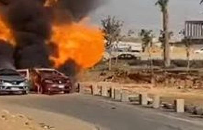 تفاصيل مصرع شخصين وإصابة 6 آخرين إثر انفجار خط غاز فى أبو سلطان بالإسماعيلية