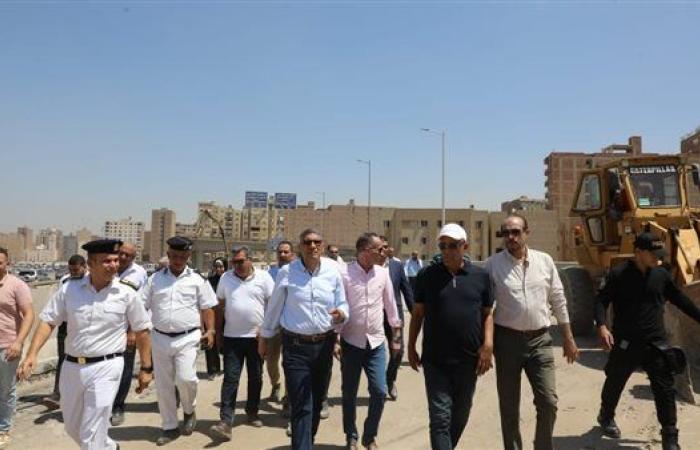 محافظ الجيزة يشهد التشغيل التجريبي لوصلة محور عمرو بن العاص