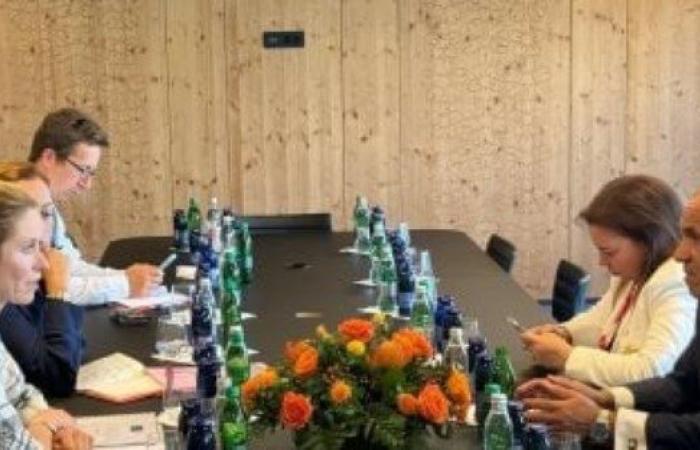 وزير الخارجية يلتقى الممثلة العليا للشئون الخارجية بالاتحاد الأوروبى
