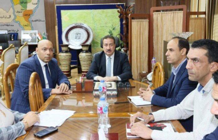 تشكيل مجموعات عمل لمراجعة ملفات أملاك الدولة بالسادات وأشمون