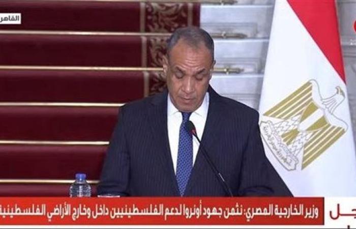 وزير الخارجية يحذر من أي محاولات تستهدف المساس بولاية أونروا