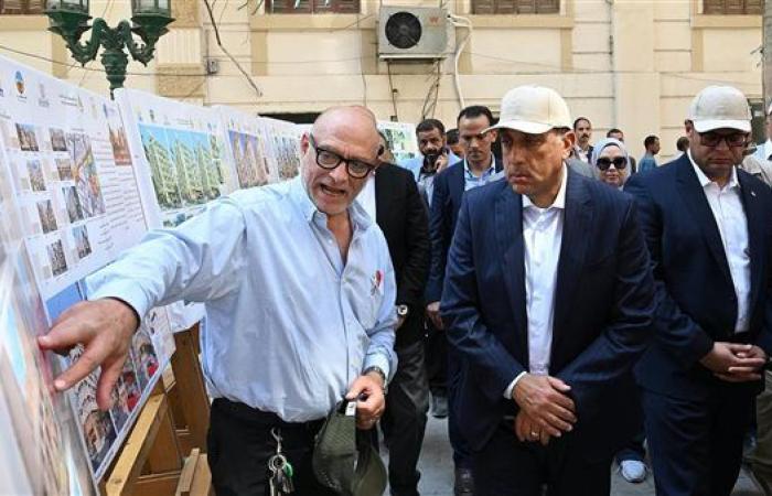 رئيس الوزراء يتفقد مشروع تحسين الصورة البصرية للقاهرة الخديوية