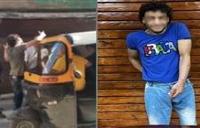 ضبط مدمن تعدى علي والدته بالضرب لرفضها اعطائه مبلغ مالى في القليوبيه