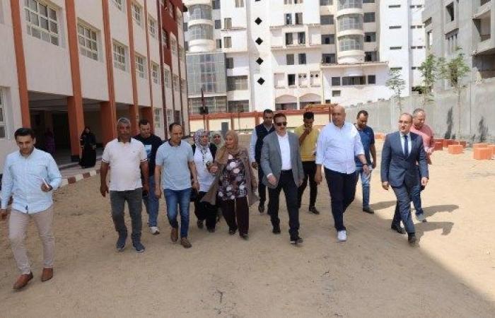 محافظ المنوفية يتفقد مشروعات تعليمية جديدة بتكلفة 128 مليون جنيه