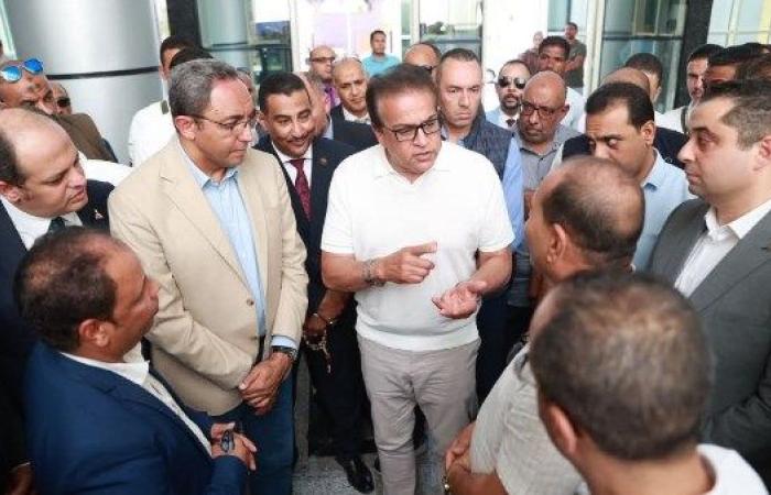 وزير الصحة خلال جولته بالمحافظة: مستشفى قنا الجديدة سيعمل على تخفيف الضغط على "العام"