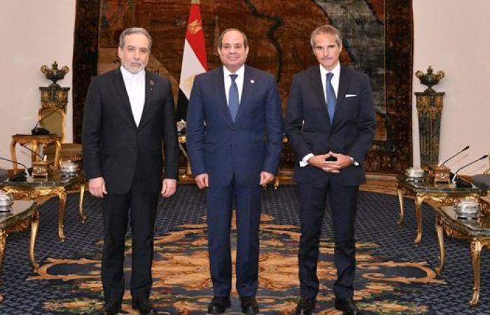 السيسي، يدعو الى اتفاق بين إيران والوكالة الدولية للطاقة الذرية لاستئناف التعاون بينهما