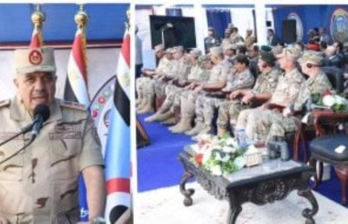 الفريق أحمد خليفة يشهد تنفيذ أحد الأنشطة التدريبية الرئيسية بـ"النجم الساطع"