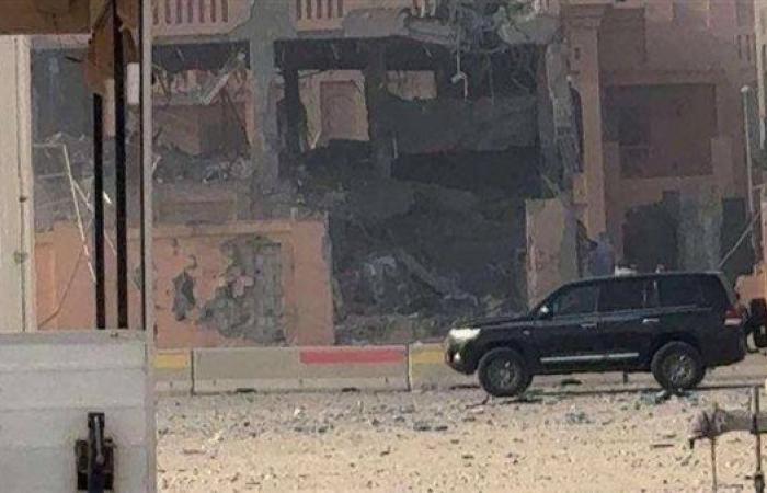 الصورة الأولى لانفجار مبنى يضم قيادات حماس فى الدوحة