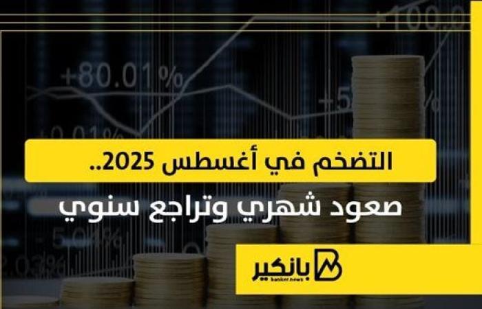 التضخم في أغسطس 2025.. صعود شهري وتراجع سنوي | إنفوجراف
