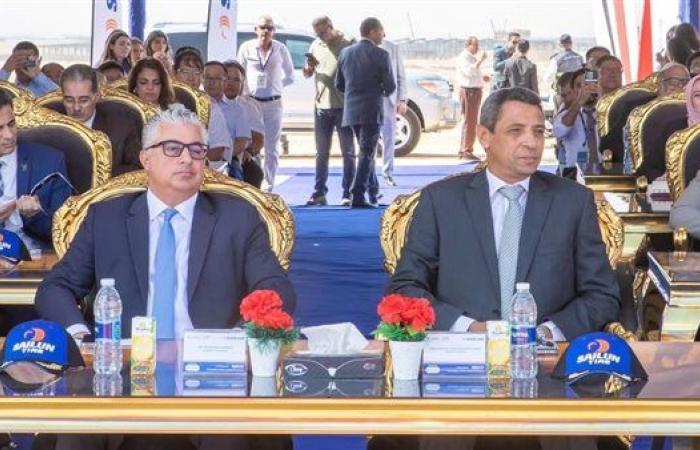 رئيس اقتصادية قناة السويس يشهد وضع حجر أساس مصنع "سايلون" الصينية لإطارات السيارات