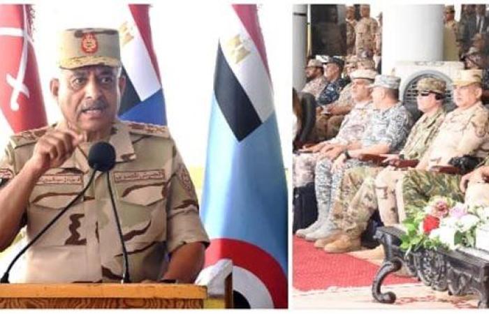 وزير الدفاع يشهد تنفيذ المرحلة الرئيسية للتدريب المصري الأمريكي المشترك (النجم الساطع - 2025)