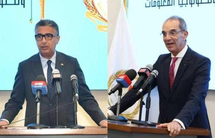 وزيرا الاتصالات والتموين والتجارة الداخلية يطلقان استمارة تحديث بيانات المواطنين بمحافظة بورسعيد