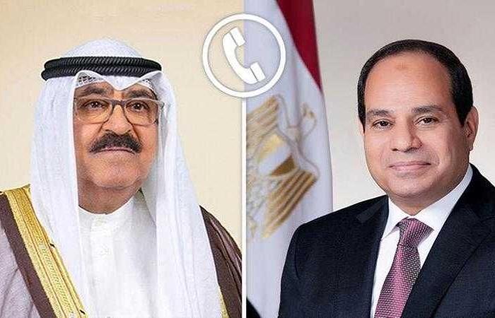 الرئيس السيسي وأمير الكويت يدينان الاعتداء الإسرائيلى السافر على قطر