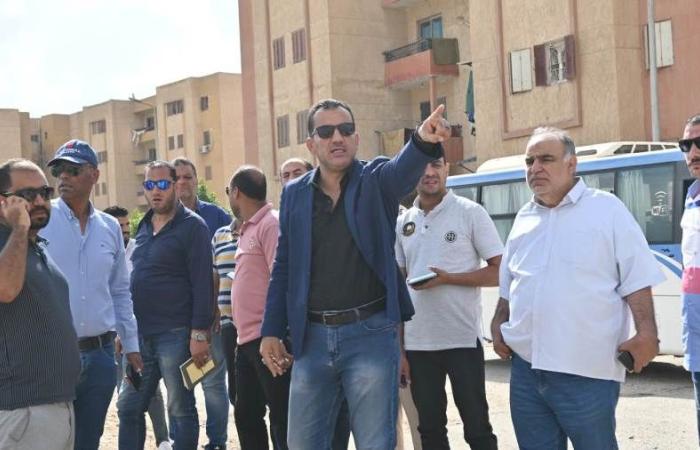رئيس جهاز مدينة دمياط الجديدة يشهد اصطفاف معدات وافراد الشركات المكلفة بأعمال الصيانة