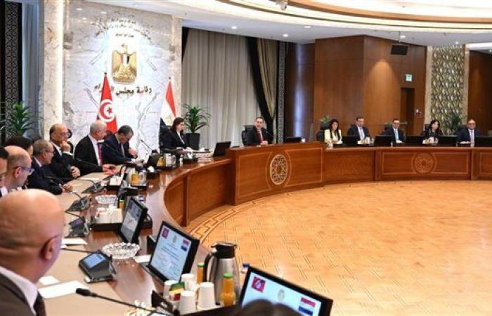 "مدبولي" و"الزعفراني" يترأسان أعمال اللجنة العليا المصرية التونسية المشتركة بالعاصمة الإدارية الجديدة.. صور