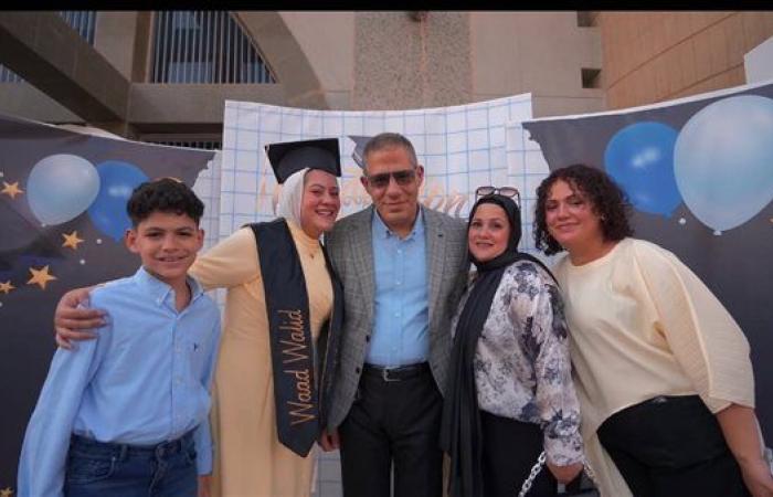 احتفال جامعة حلوان بتخرج طلاب BIS