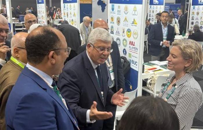 جامعتا المنوفية والأهلية تواصلان بحث تعزيز العلاقات الدولية في المعرض الدولي الثاني للتعليم العالي بالسويد