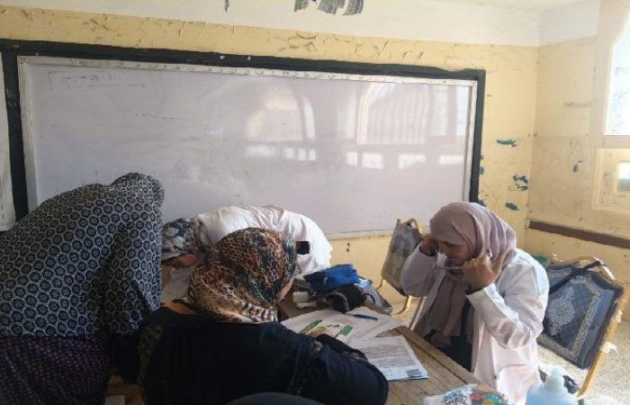 الكشف على 1639 مواطن في قافلة طبية مجانية بوادي النطرون