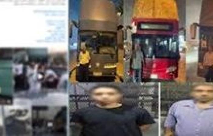ضبط 3 حافلات نقل  لتعطيل حركة السير بالقاهره
