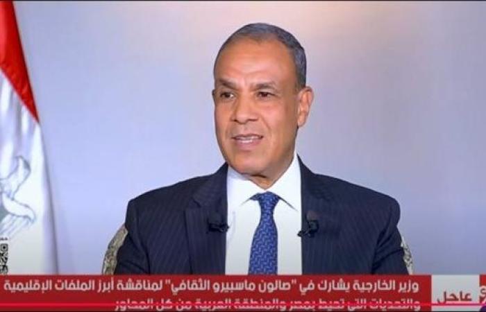 وزير الخارجية: الدفاع عن الأمن القومي المصري أولوية أولى بلا منازع