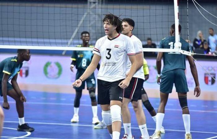 منتخب شباب الطائرة يهزم زيمبابوي في افتتاح بطولة إفريقيا بالقاهرة