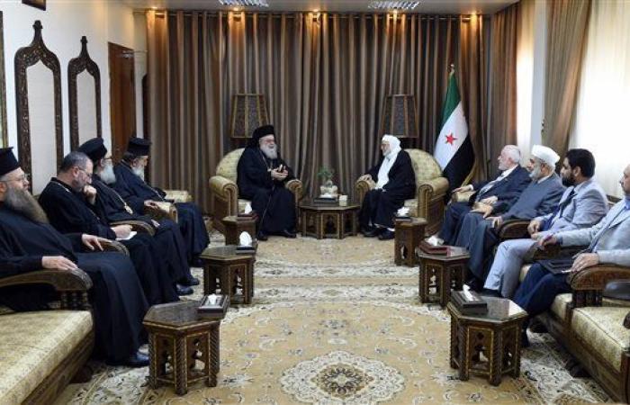 البطريرك يوحنا العاشر يلتقي مفتي الجمهورية العربية السورية الشيخ أسامة الرفاعي