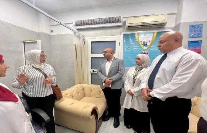 مدير صحة الإسكندرية يتفقد مستشفى صلاح العوضي بالعجمي