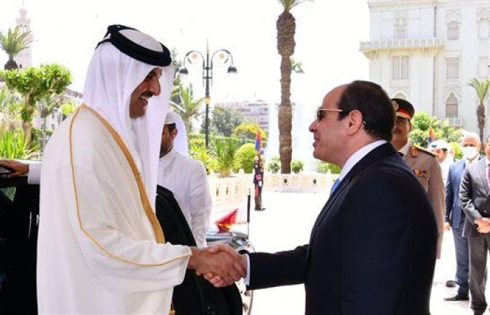 من الدوحة.. رسالة حاسمة من الرئيس السيسي لأمير قطر بشأن العدوان الإسرائيلي
