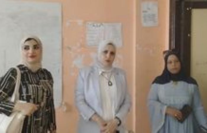 سحر الخولي تتفقد استعدادات مدرسة الشروق الرسمية للغات استعدادا للعام الدراسي